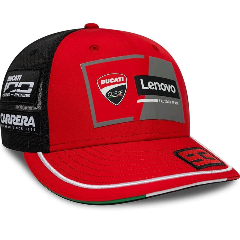 Kapa Ducati New Era Lenovo Marquez 93 črno-rdeča