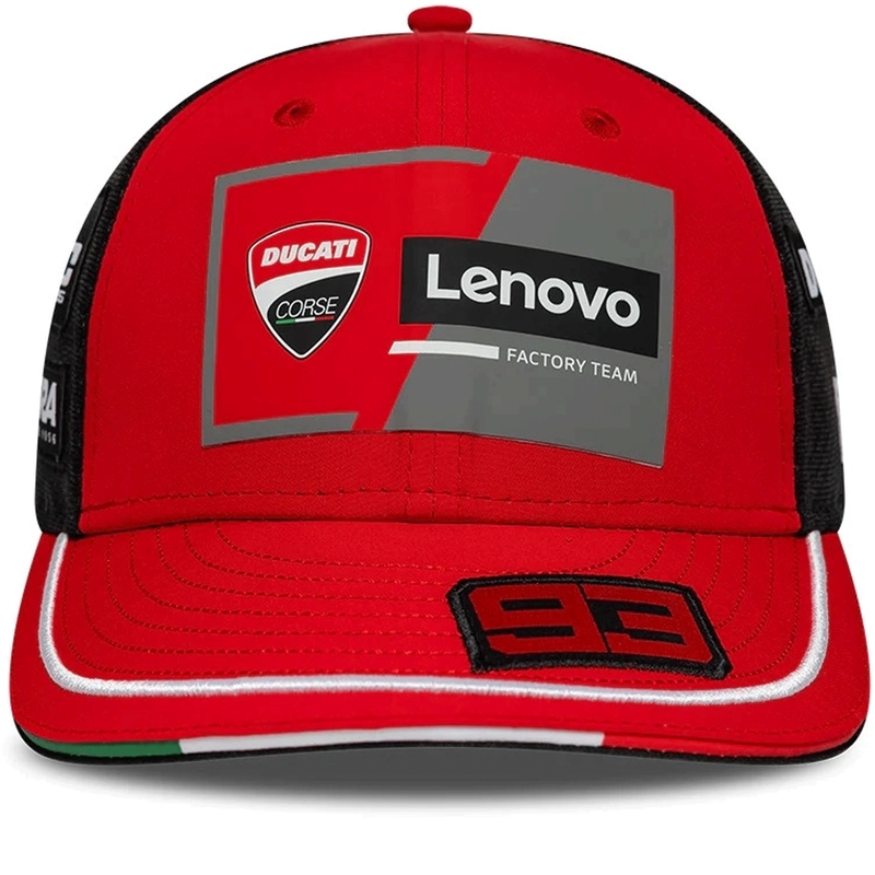 Kapa Ducati New Era Lenovo Marquez 93 črno-rdeča