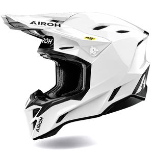 Motokros čelada Airoh Aviator Factory Color bela