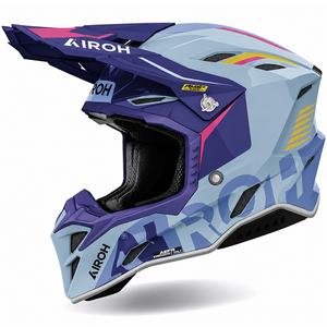 Motokros čelada Airoh Aviator Factory Blame vijolična
