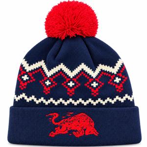 Red Bull Winter Beanie temno modro-rdeča