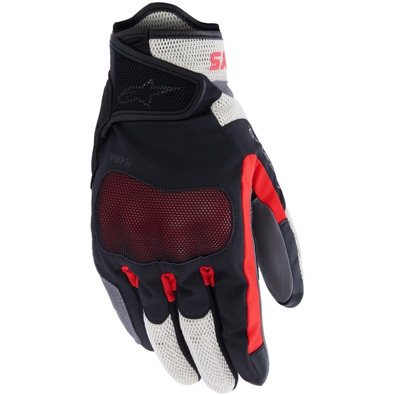 Moto rokavice Alpinestars Mogress Airflow črno-kremno-rdeče