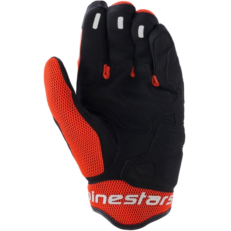 Moto rokavice Alpinestars Mogress Airflow črno-rdeče-oranžne