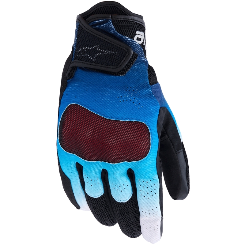 Moto rokavice Alpinestars Mogress Airflow modro-črno-bele