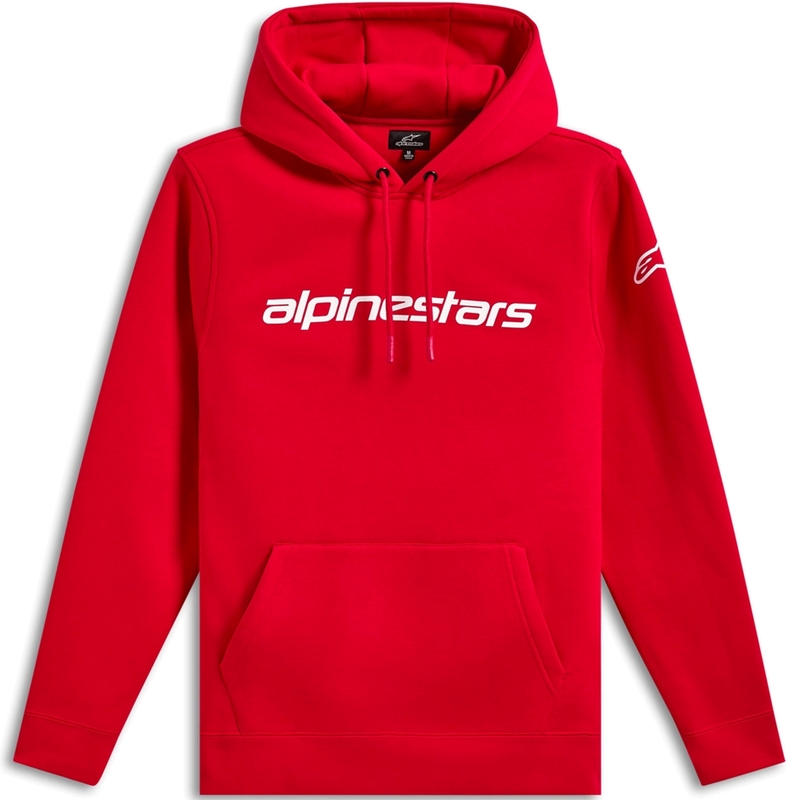 Alpinestars Wordmark Hoodie 3 rdeče-bela