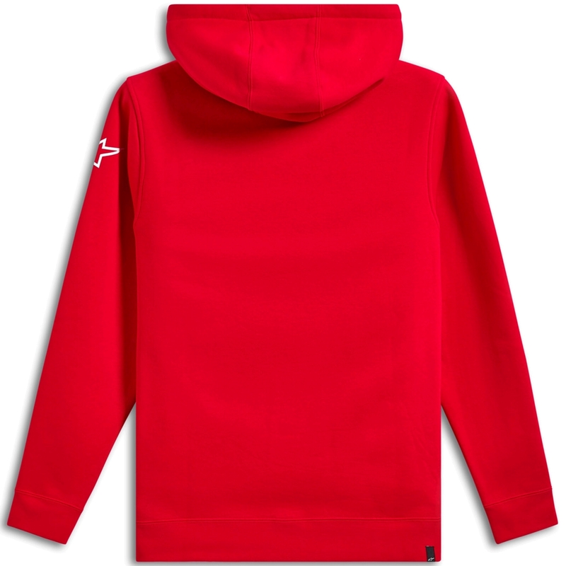 Alpinestars Wordmark Hoodie 3 rdeče-bela