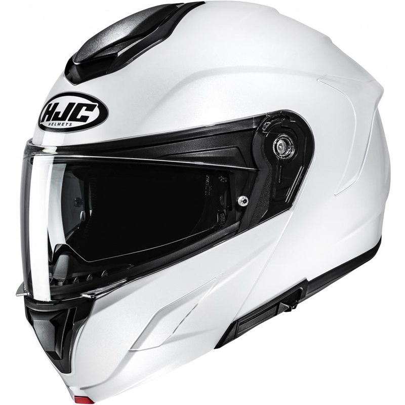 Preklopna motoristična čelada HJC C92 Solid biserno bela