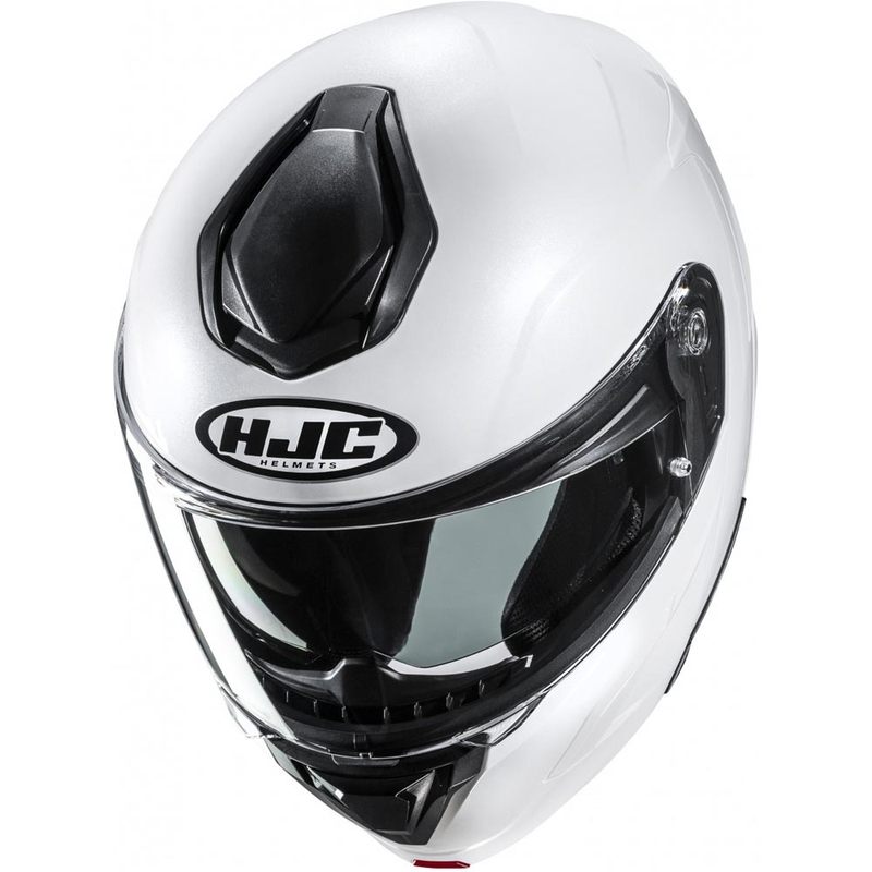 Preklopna motoristična čelada HJC C92 Solid biserno bela