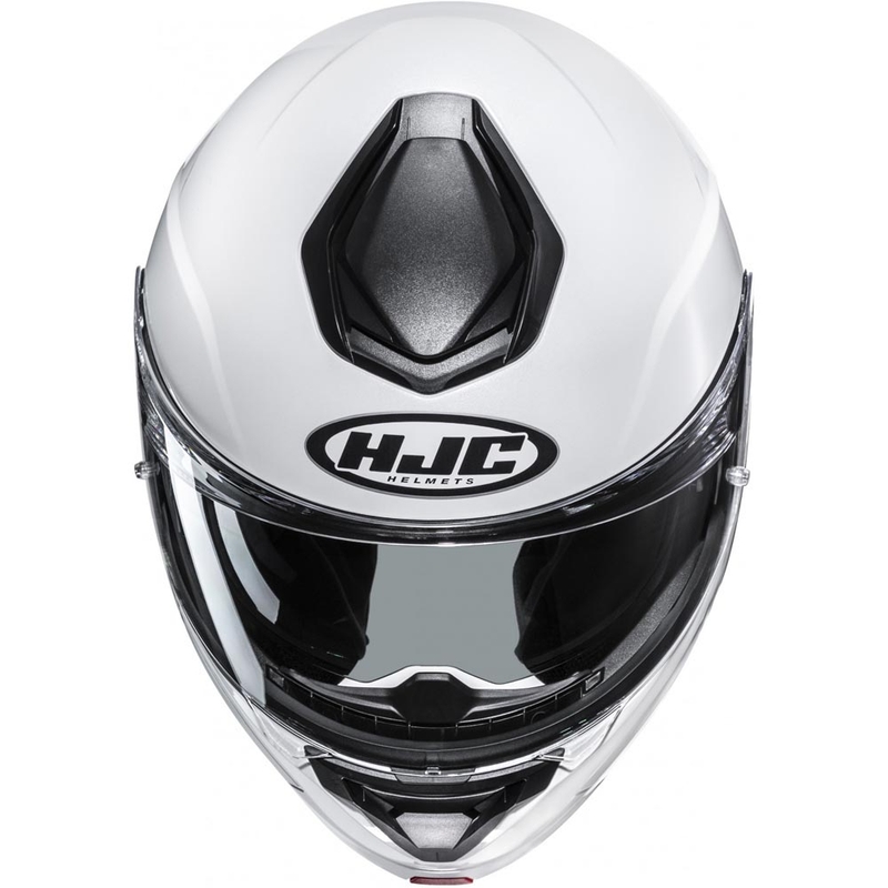 Preklopna motoristična čelada HJC C92 Solid biserno bela
