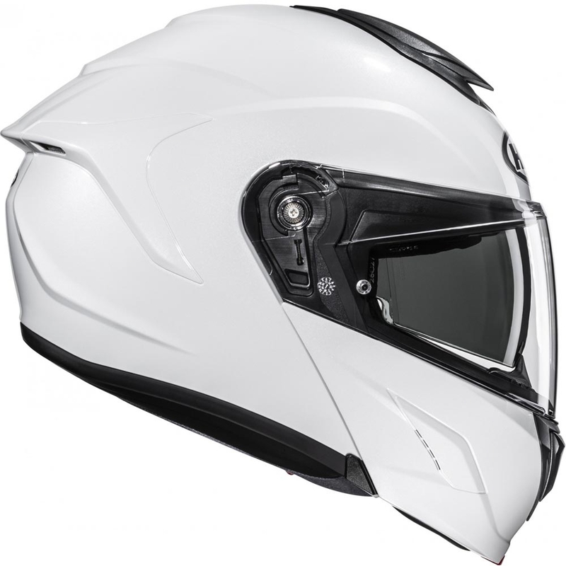 Preklopna motoristična čelada HJC C92 Solid biserno bela