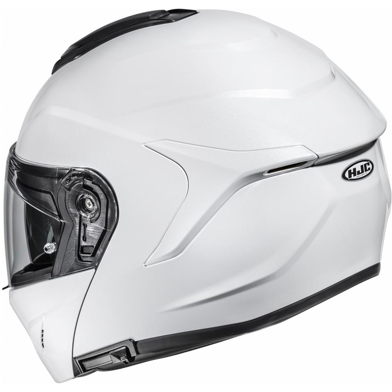Preklopna motoristična čelada HJC C92 Solid biserno bela