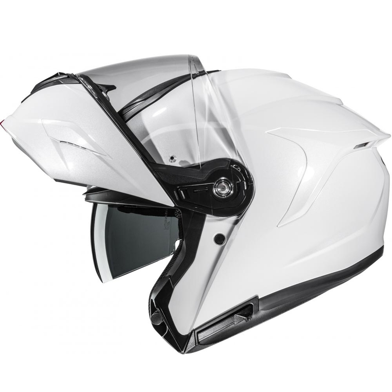 Preklopna motoristična čelada HJC C92 Solid biserno bela