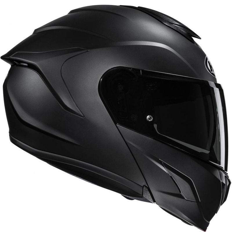 Preklopna motoristična čelada HJC C92 Solid polmat črna