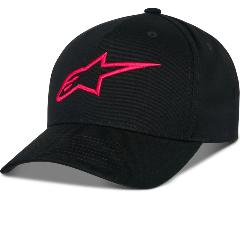 Kapa Alpinestars Ageless Snapback črno-rdeča
