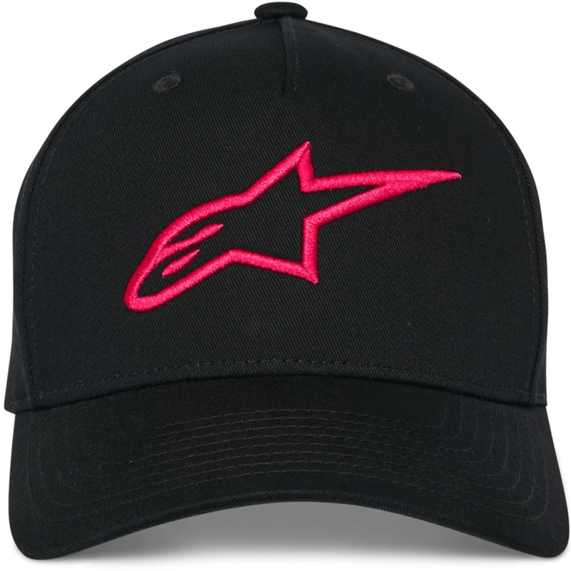 Kapa Alpinestars Ageless Snapback črno-rdeča