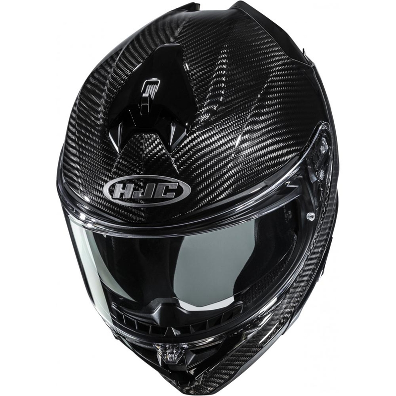 Motoristična čelada HJC F72 Carbon, polnoobrazna, črna