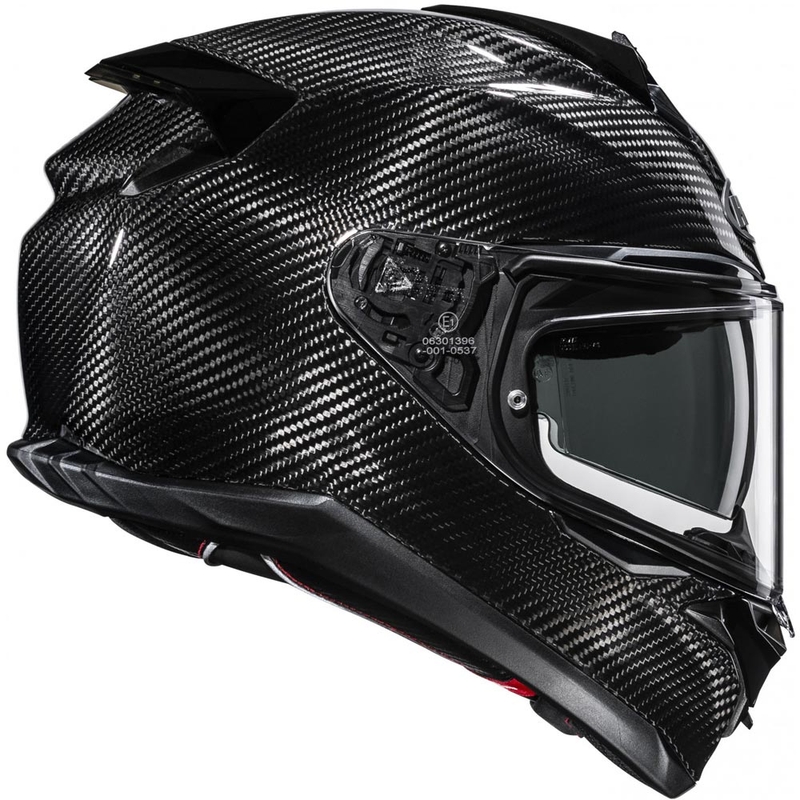 Motoristična čelada HJC F72 Carbon, polnoobrazna, črna