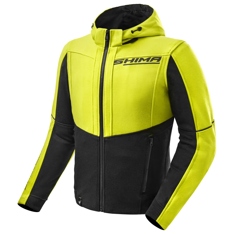 Shima Daybreaker motoristična jopa črno-fluo rumena