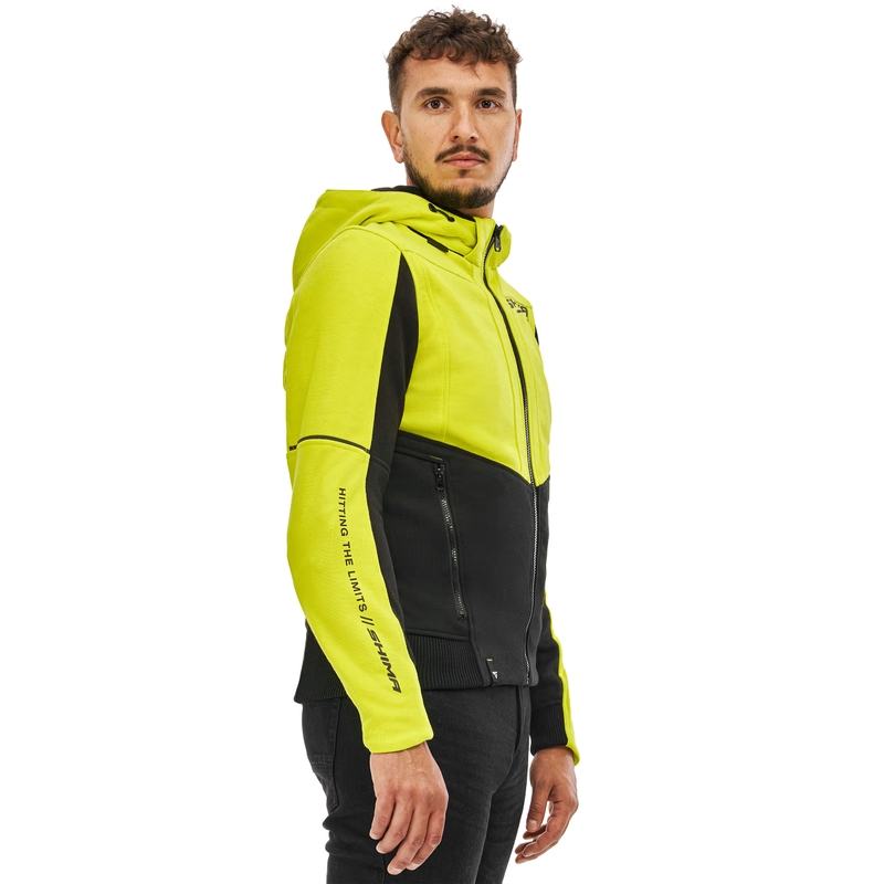 Shima Daybreaker motoristična jopa črno-fluo rumena