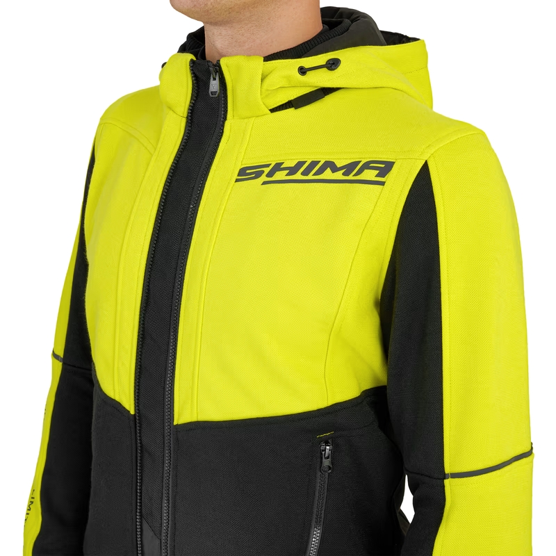 Shima Daybreaker motoristična jopa črno-fluo rumena