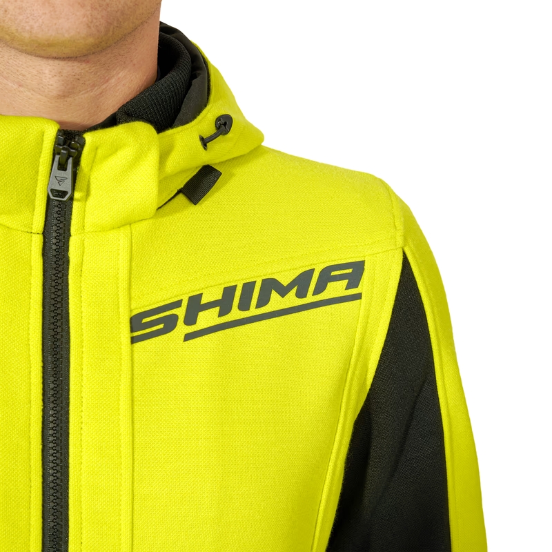 Shima Daybreaker motoristična jopa črno-fluo rumena