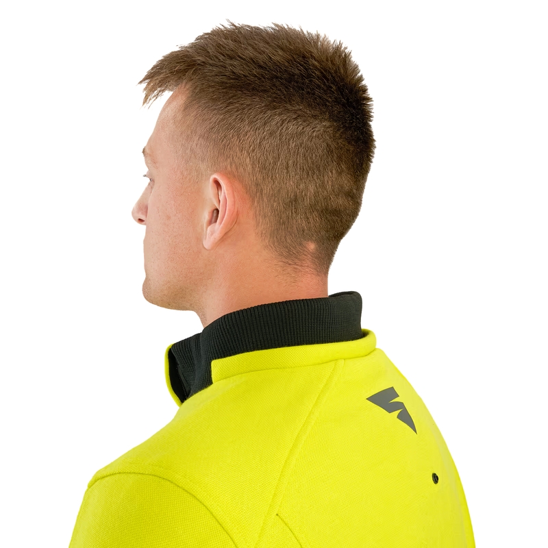 Shima Daybreaker motoristična jopa črno-fluo rumena