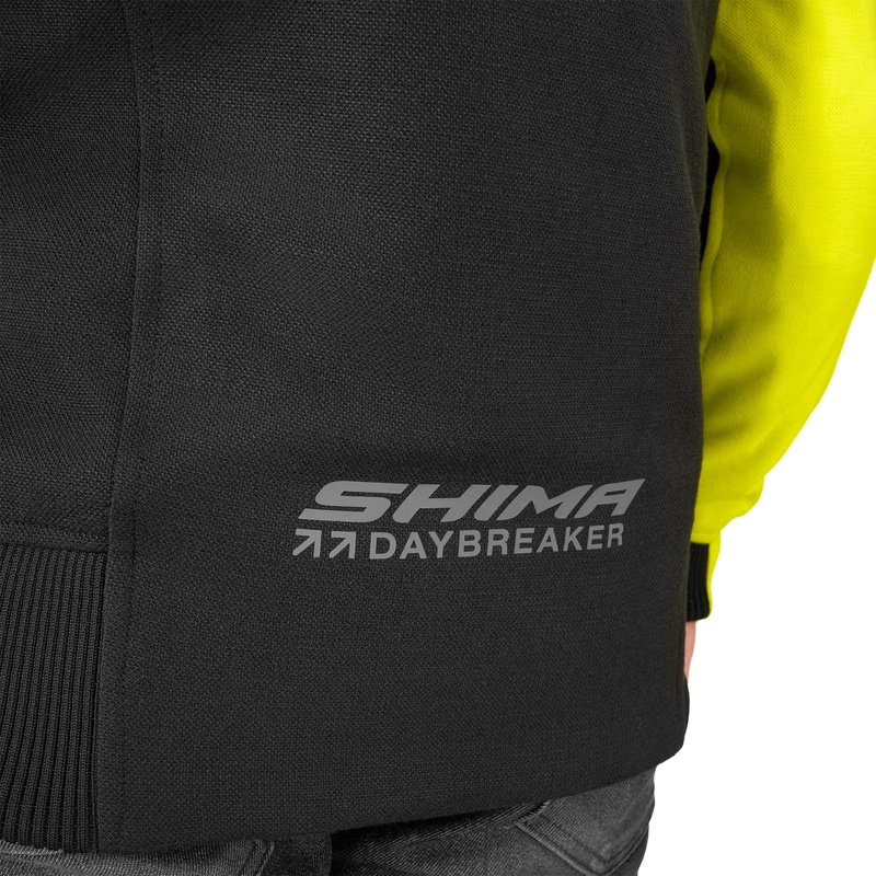Shima Daybreaker motoristična jopa črno-fluo rumena