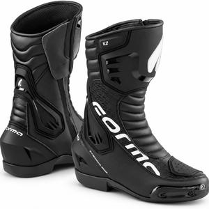 Motoristični škornji Forma Freccia EVO V.2 črno-beli
