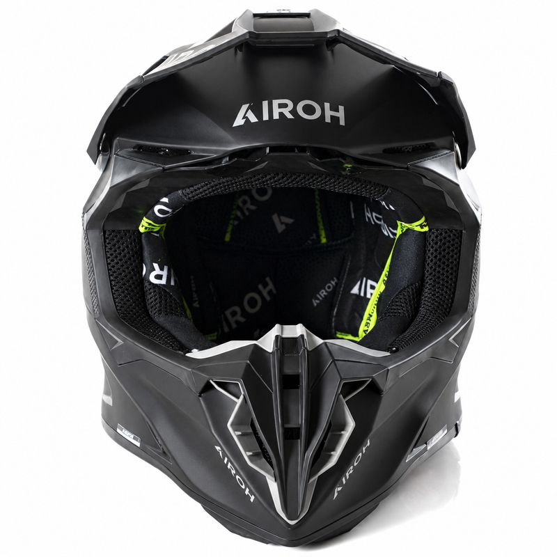 Čelada za motokros Airoh Twist 3 Color, mat črna