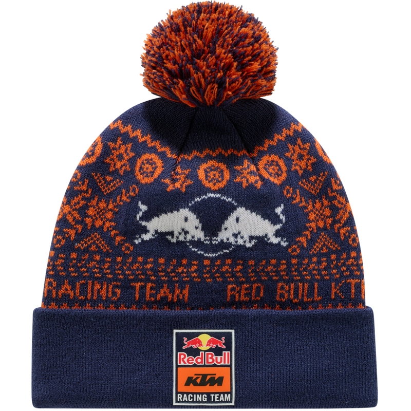 KTM Red Bull Winter Beanie temno modra