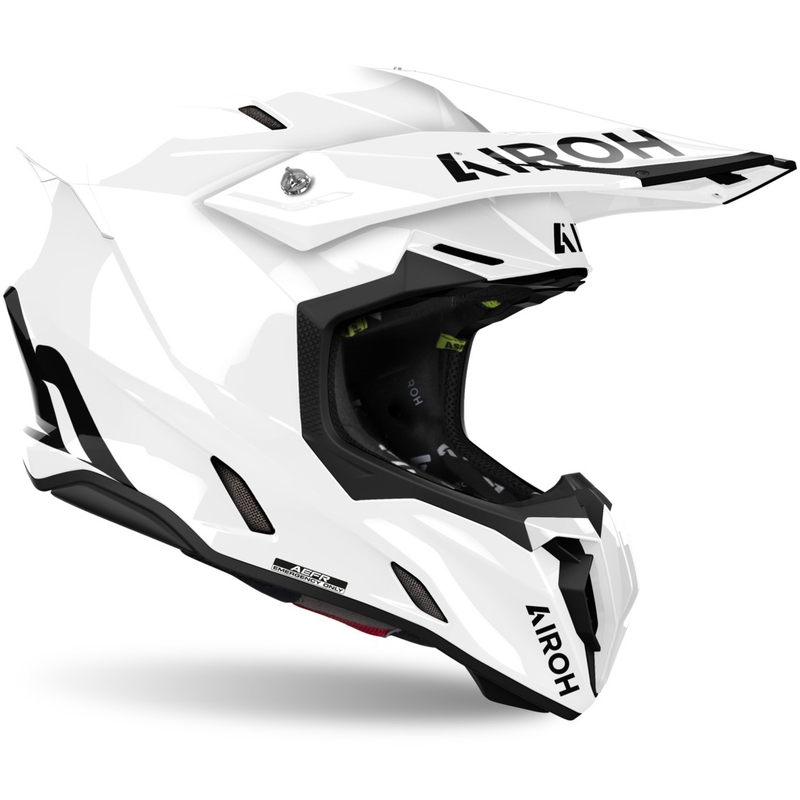 Čelada za motokros Airoh Twist 3 Color, bela