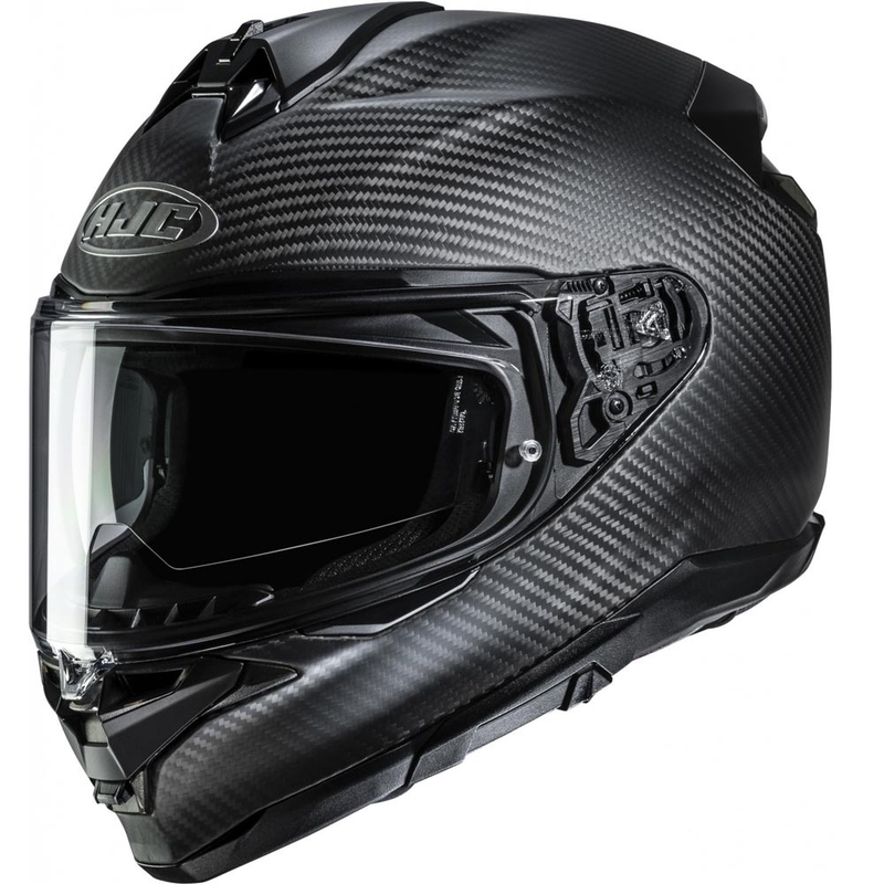 Moto čelada HJC F72 Carbon Solid Full Face, mat črna