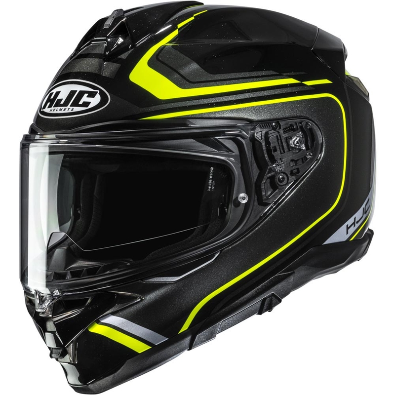 Motoristična čelada HJC F72 Oflo MC3H črno-fluo rumena