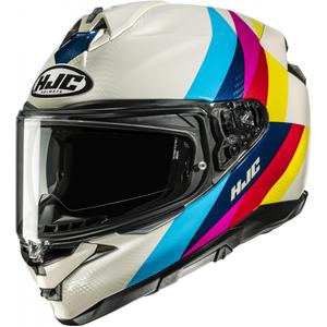 Motoristična čelada HJC F72 Racero MC23 bele barve
