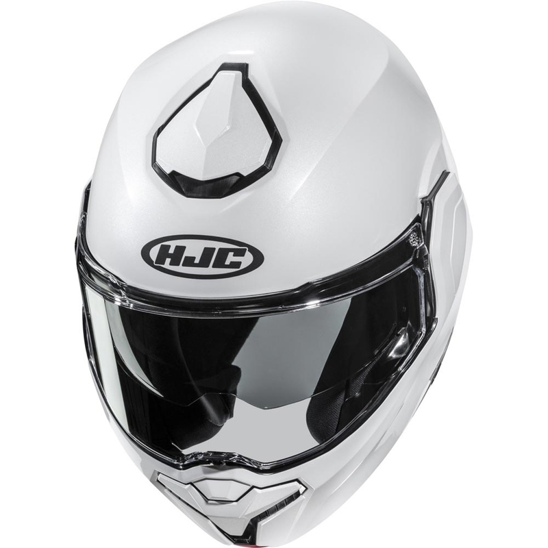HJC i101 Solid preklopna motoristična čelada biserno bela