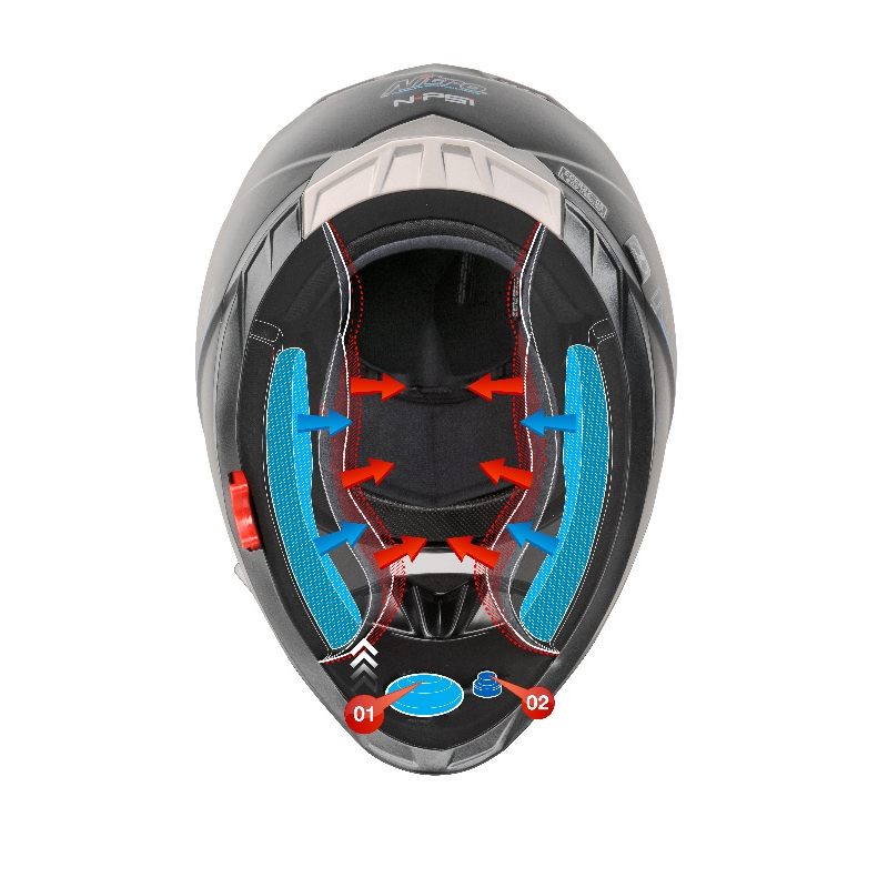 Moto přilba Nitro N-PSi PUMP DVS