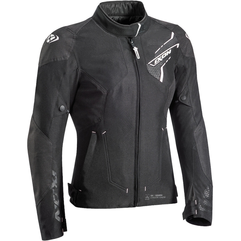 Ženska motoristična jakna IXON Luthor black and white razprodaja