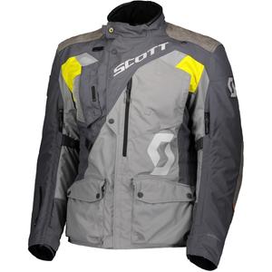 Motoristična jakna SCOTT Dualraid Dryo sivo-rumena razprodaja výprodej