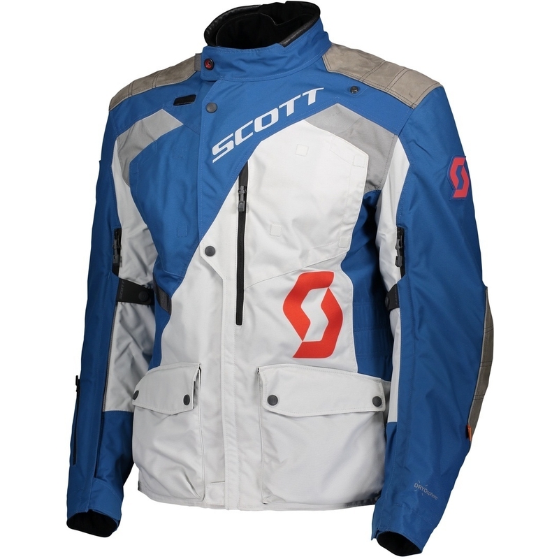 Motoristična jakna SCOTT Dualraid Dryo blue-grey razprodaja