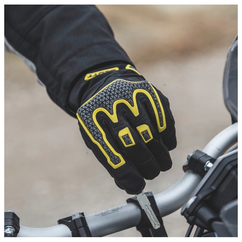 Motoristične rokavice SCOTT Dualraid black-yellow razprodaja