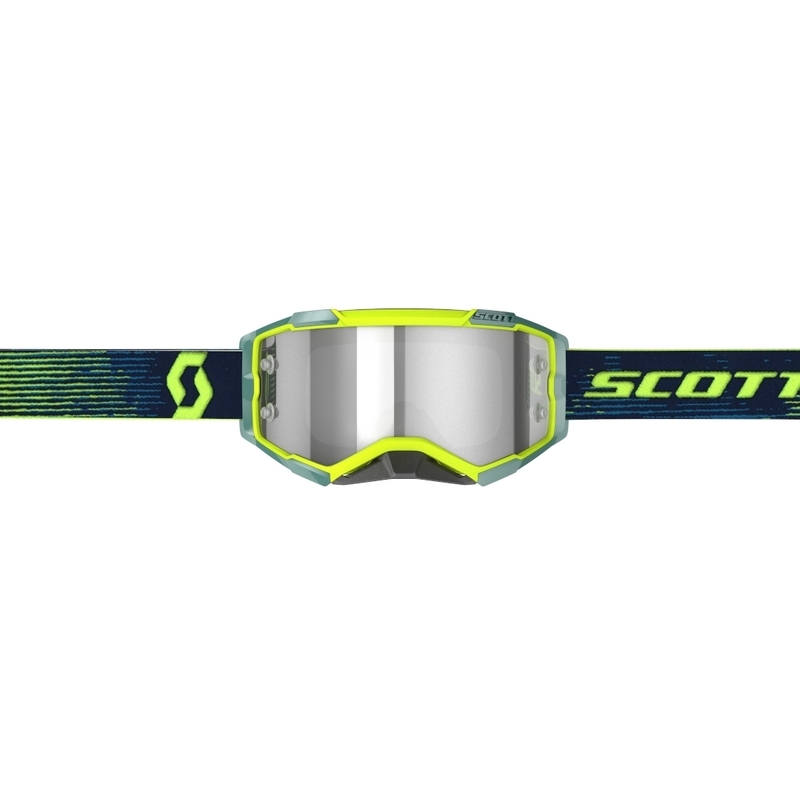 Motokros očala SCOTT Fury LS rumeno-modra razprodaja