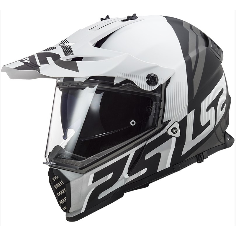 Enduro čelada LS2 MX436 Pioneer EVO Evolve bela-siva-črna razprodaja