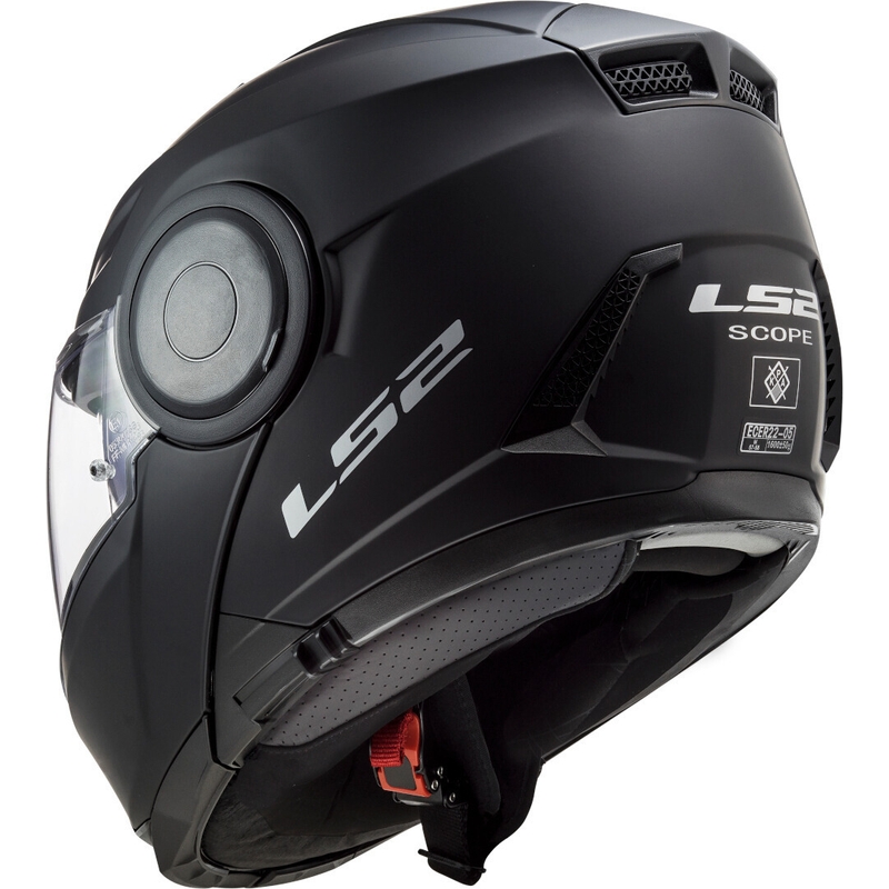 LS2 FF902 Scope Solid Black Matte Flip-up motoristična čelada