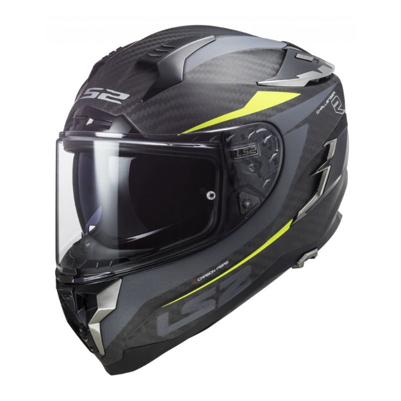 Integral Motoristična čelada LS2 FF327 Challenger C Drone Black-Fluo Yellow razprodaja