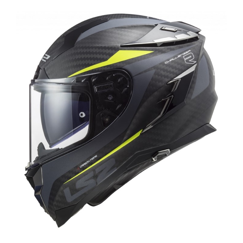 Integral Motoristična čelada LS2 FF327 Challenger C Drone Black-Fluo Yellow razprodaja