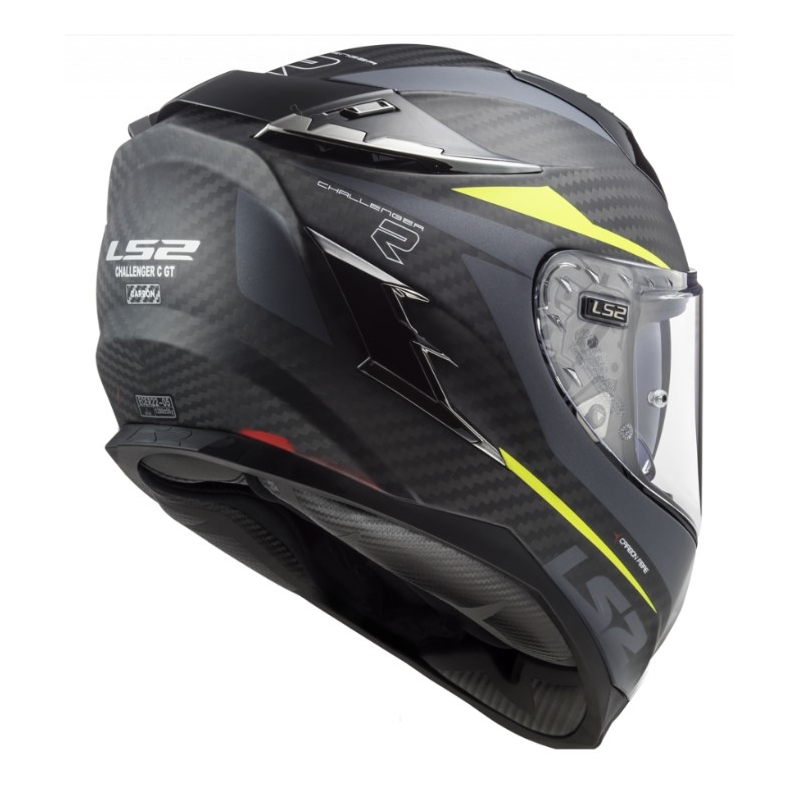 Integral Motoristična čelada LS2 FF327 Challenger C Drone Black-Fluo Yellow razprodaja