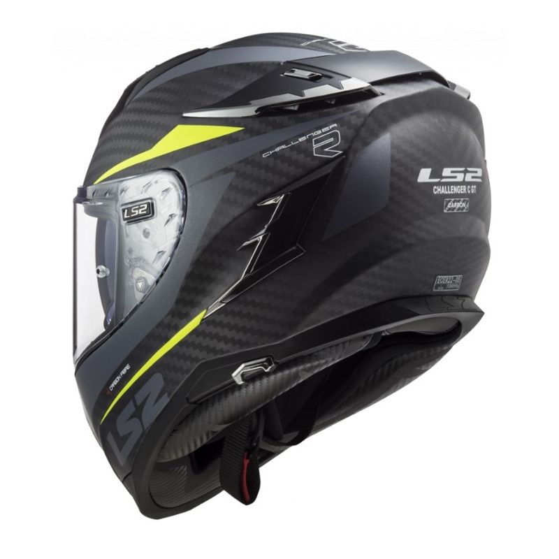 Integral Motoristična čelada LS2 FF327 Challenger C Drone Black-Fluo Yellow razprodaja