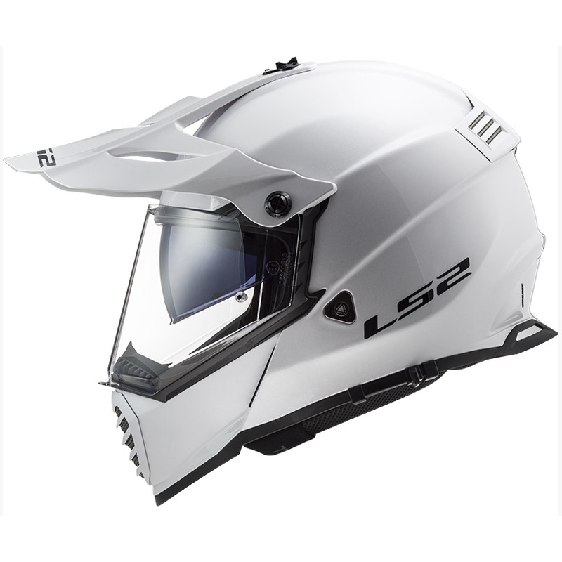 Enduro čelada LS2 MX436 Pioneer EVO Solid White