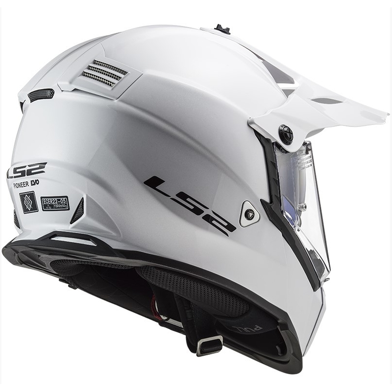 Enduro čelada LS2 MX436 Pioneer EVO Solid White