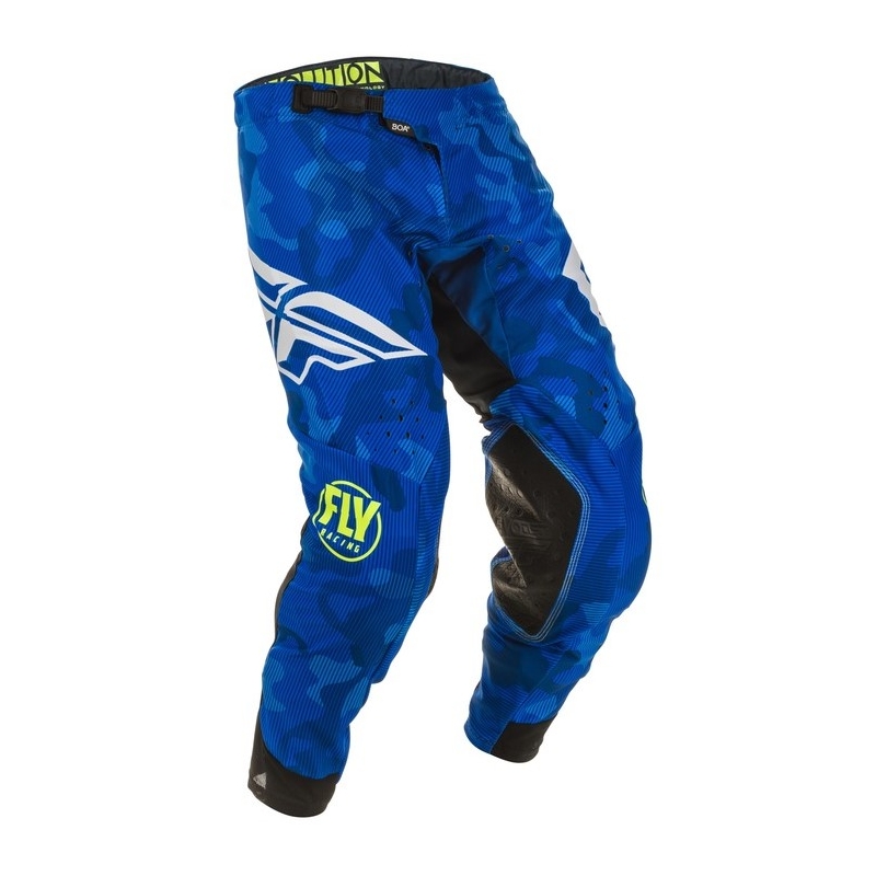 Motokros hlače FLY Racing Evolution modre in bele barve